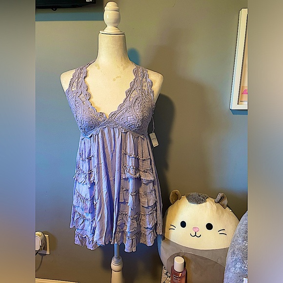 Free People Adella Halter Slip NWT - Picture 8 of 14